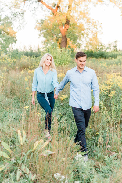 Light & Airy Preset Used on Color Corrected Photo of Engagement Session