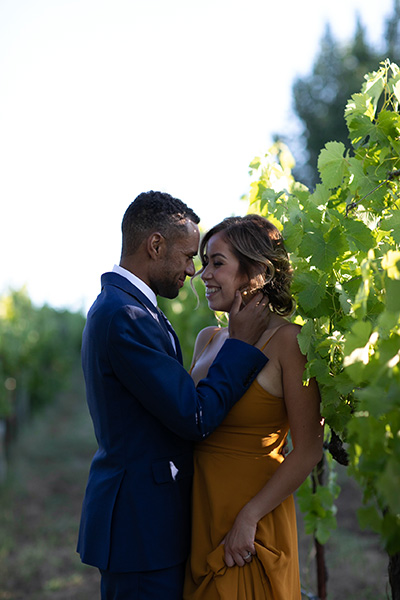 Engagement Session in Vineyard